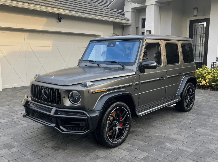 Mercedes G63 AMG after detailing