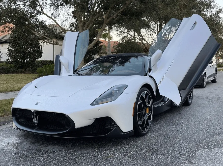 Maserati MC20 with paint protection film